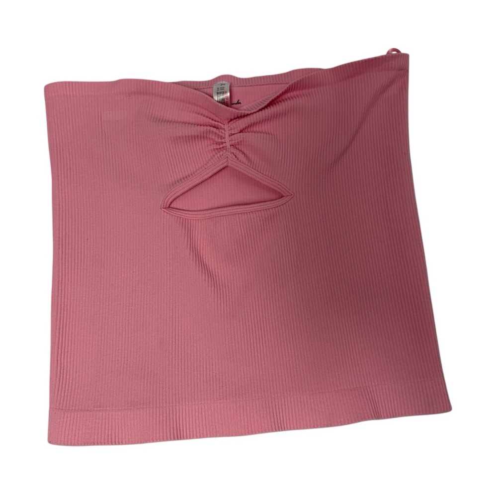 OUT FROM UNDER WOMEN SIZE XL TUBE CROP STRETCHY PINK TOP